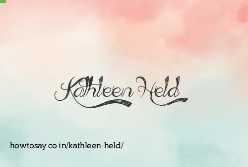 Kathleen Held