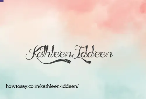 Kathleen Iddeen