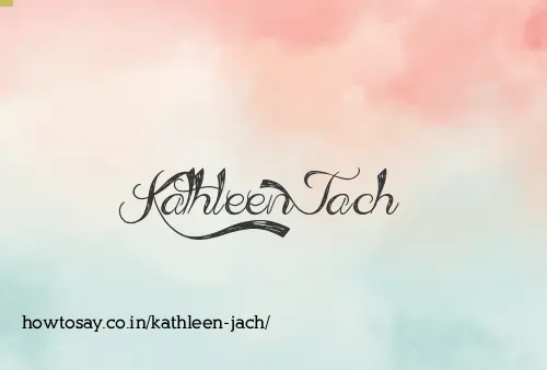 Kathleen Jach