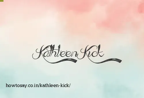 Kathleen Kick