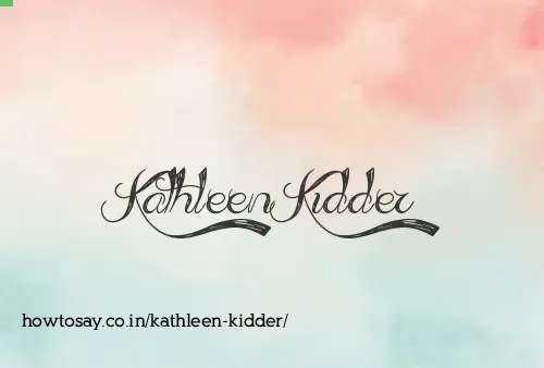 Kathleen Kidder