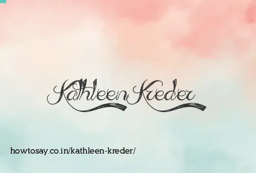 Kathleen Kreder