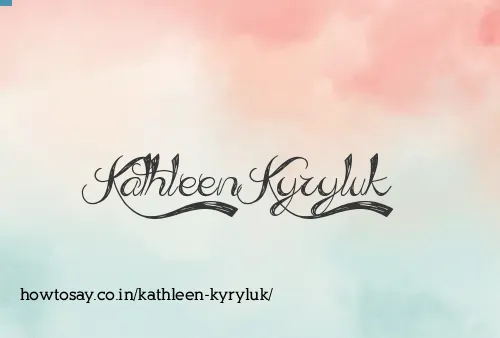Kathleen Kyryluk