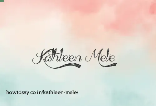 Kathleen Mele