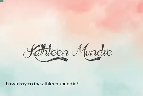 Kathleen Mundie