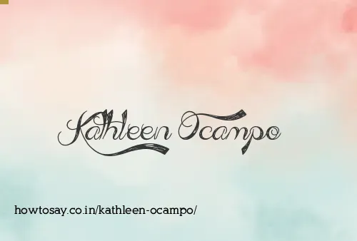 Kathleen Ocampo