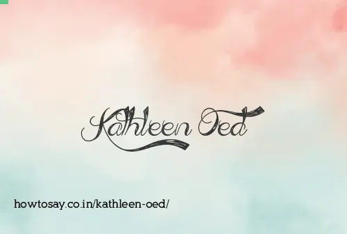 Kathleen Oed