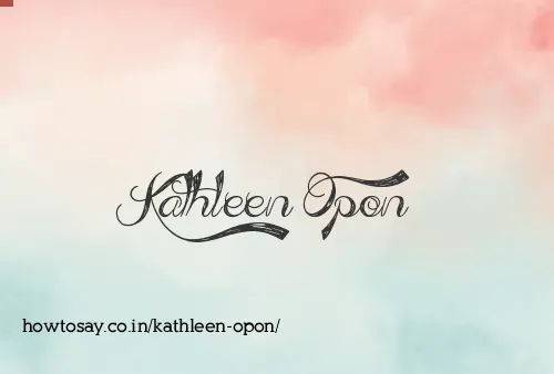 Kathleen Opon