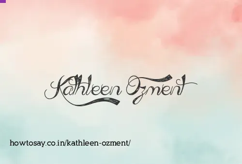 Kathleen Ozment