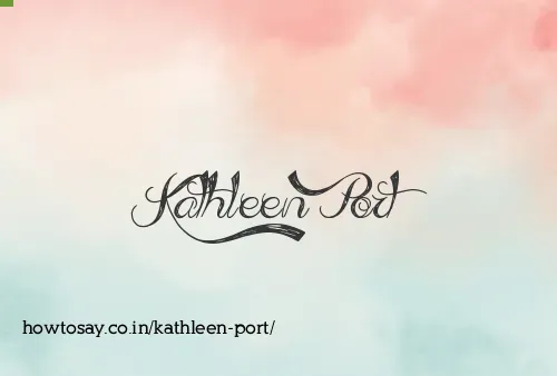 Kathleen Port