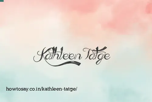 Kathleen Tatge
