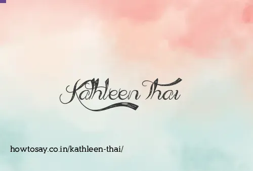 Kathleen Thai