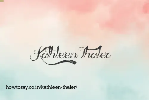 Kathleen Thaler