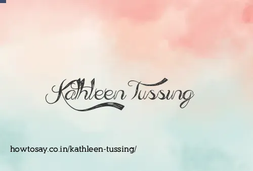 Kathleen Tussing