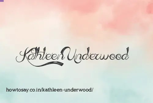 Kathleen Underwood