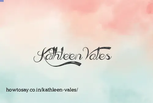 Kathleen Vales