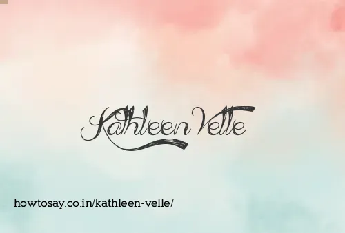 Kathleen Velle
