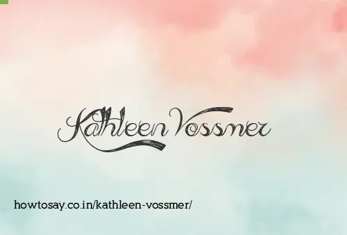 Kathleen Vossmer