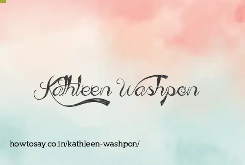 Kathleen Washpon