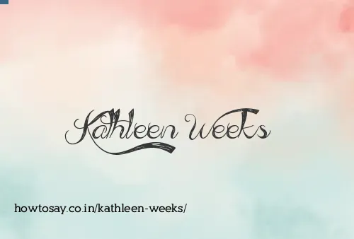 Kathleen Weeks