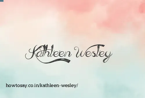 Kathleen Wesley