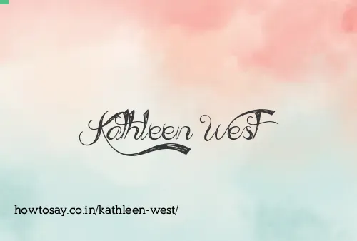 Kathleen West