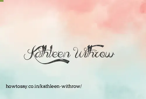 Kathleen Withrow