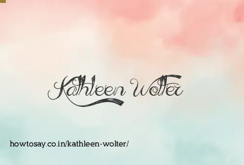 Kathleen Wolter