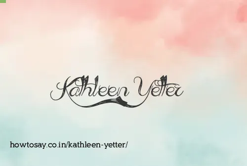 Kathleen Yetter