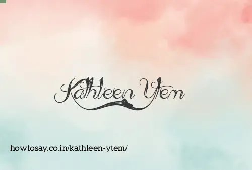 Kathleen Ytem