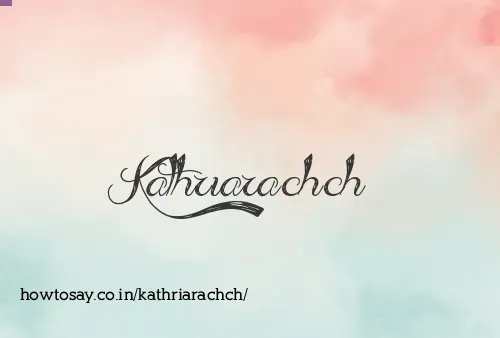 Kathriarachch
