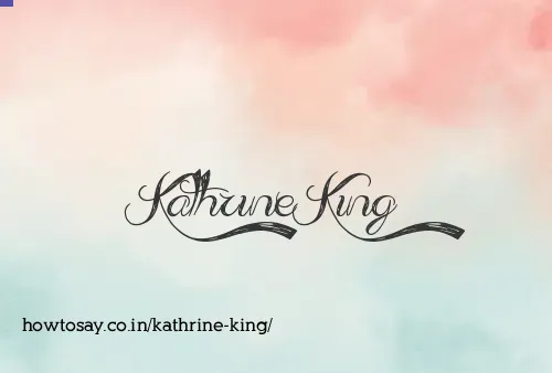 Kathrine King