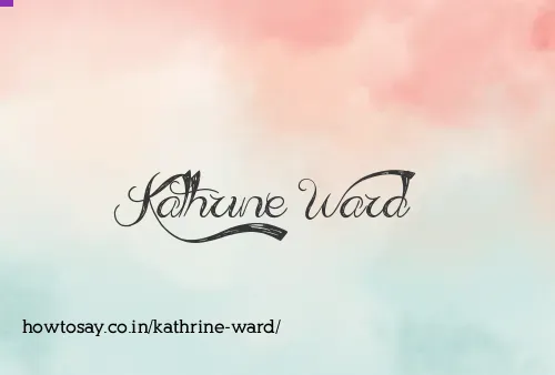 Kathrine Ward