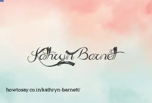 Kathryn Barnett