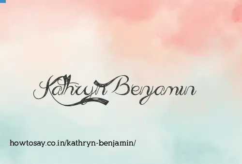 Kathryn Benjamin