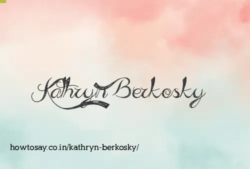 Kathryn Berkosky