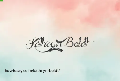 Kathryn Boldt