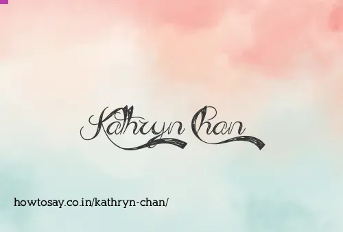 Kathryn Chan