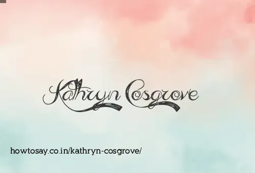 Kathryn Cosgrove