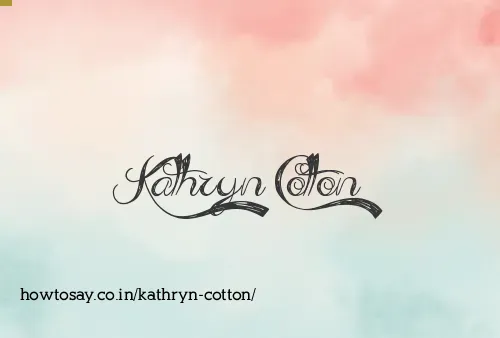 Kathryn Cotton