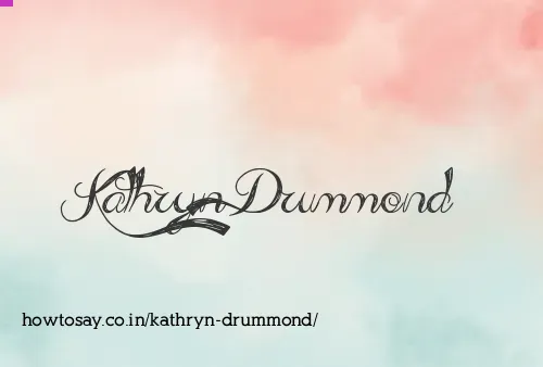 Kathryn Drummond