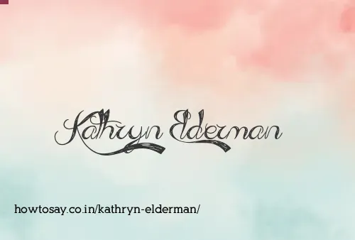 Kathryn Elderman