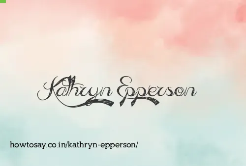 Kathryn Epperson