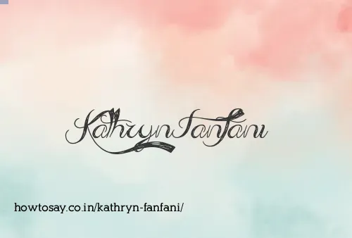 Kathryn Fanfani