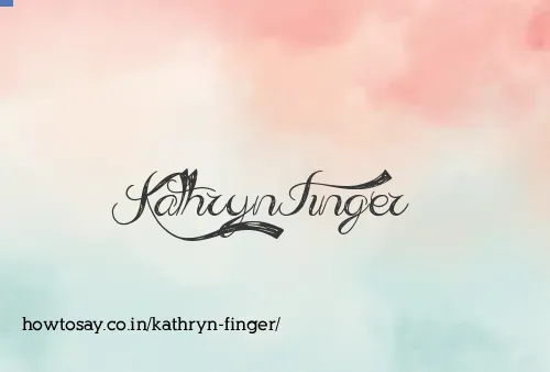 Kathryn Finger