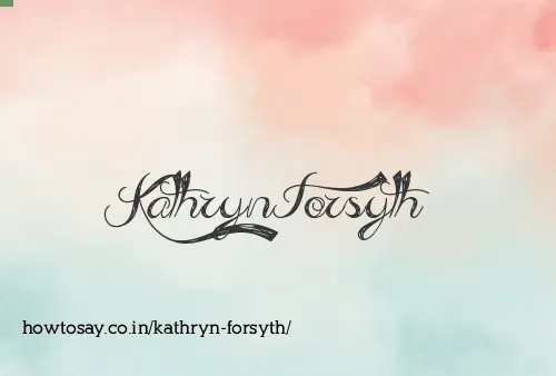 Kathryn Forsyth