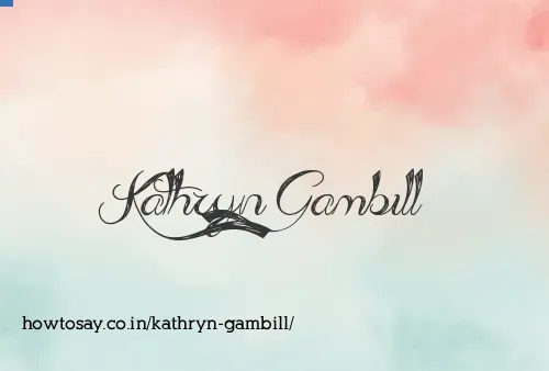 Kathryn Gambill