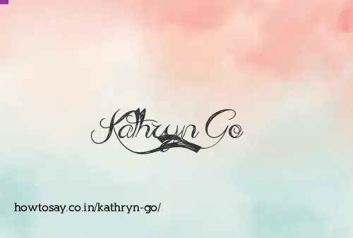 Kathryn Go