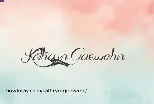 Kathryn Griewahn
