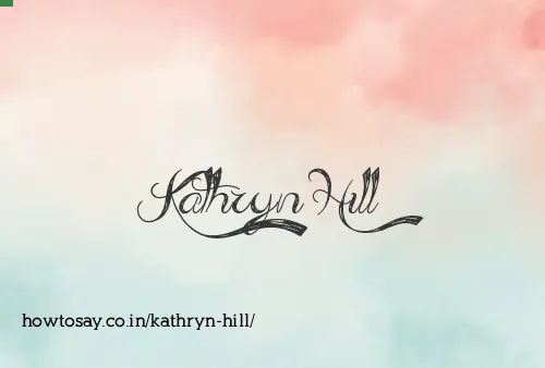 Kathryn Hill